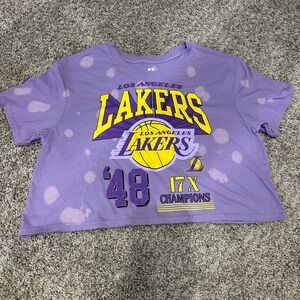 NBA Purple Graphic Tee (Lakers Shirt)